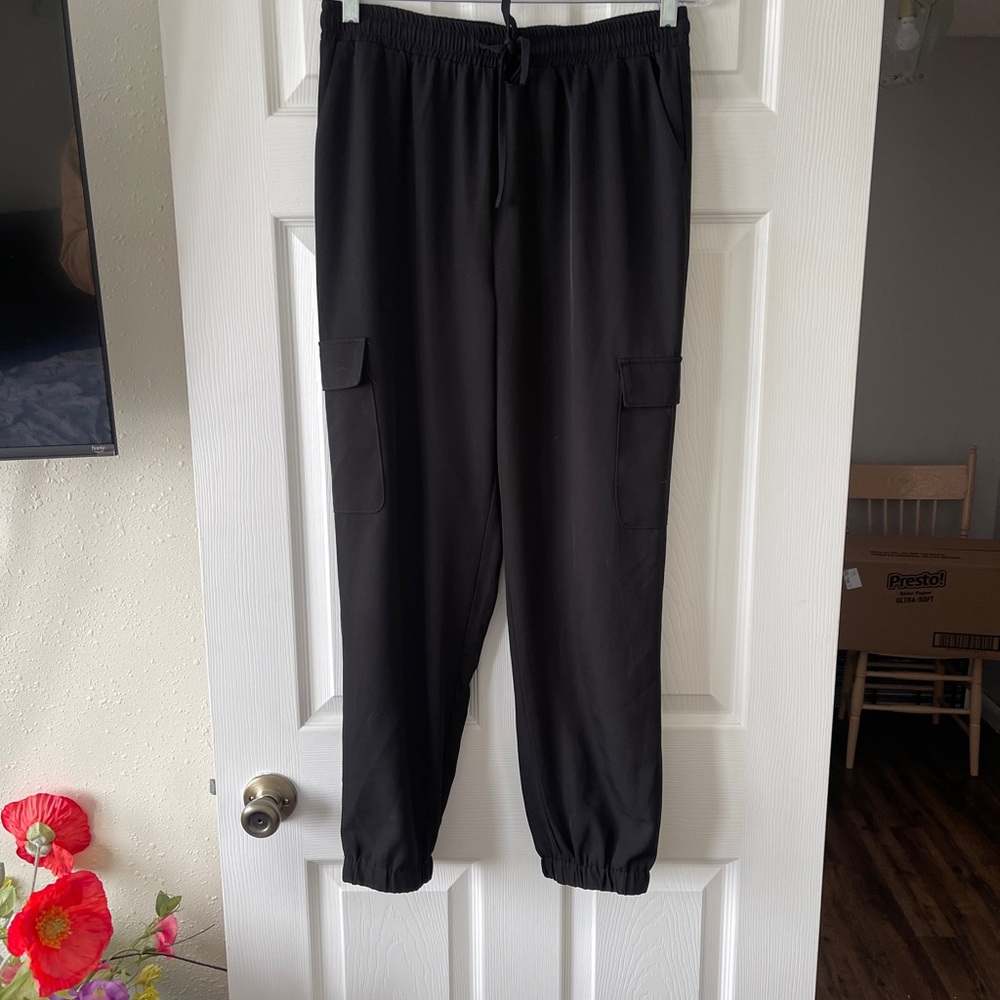 Have Women's Black Cargo Joggers